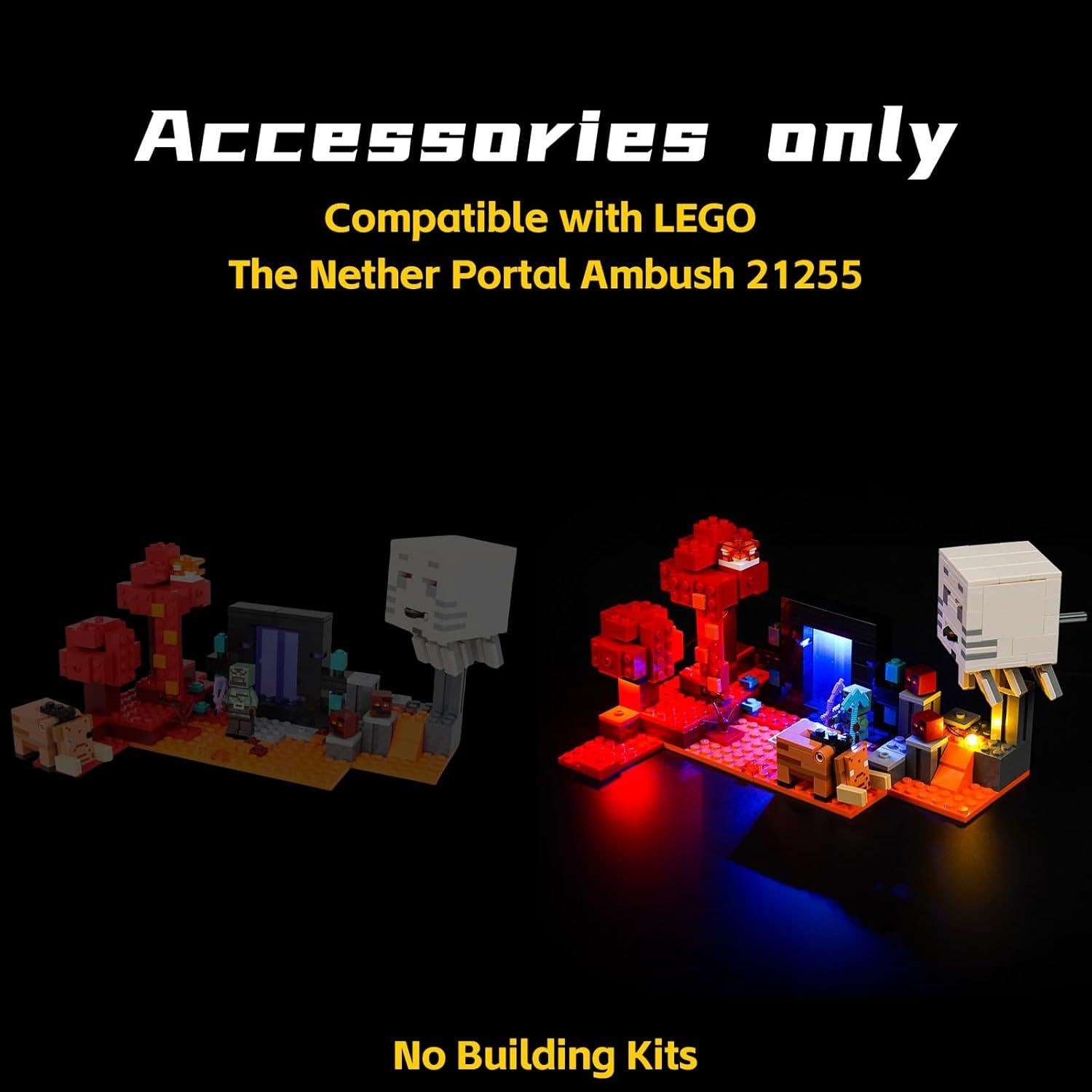 Kit de Luz BrickBling para Lego 21255 Portal del Inframundo