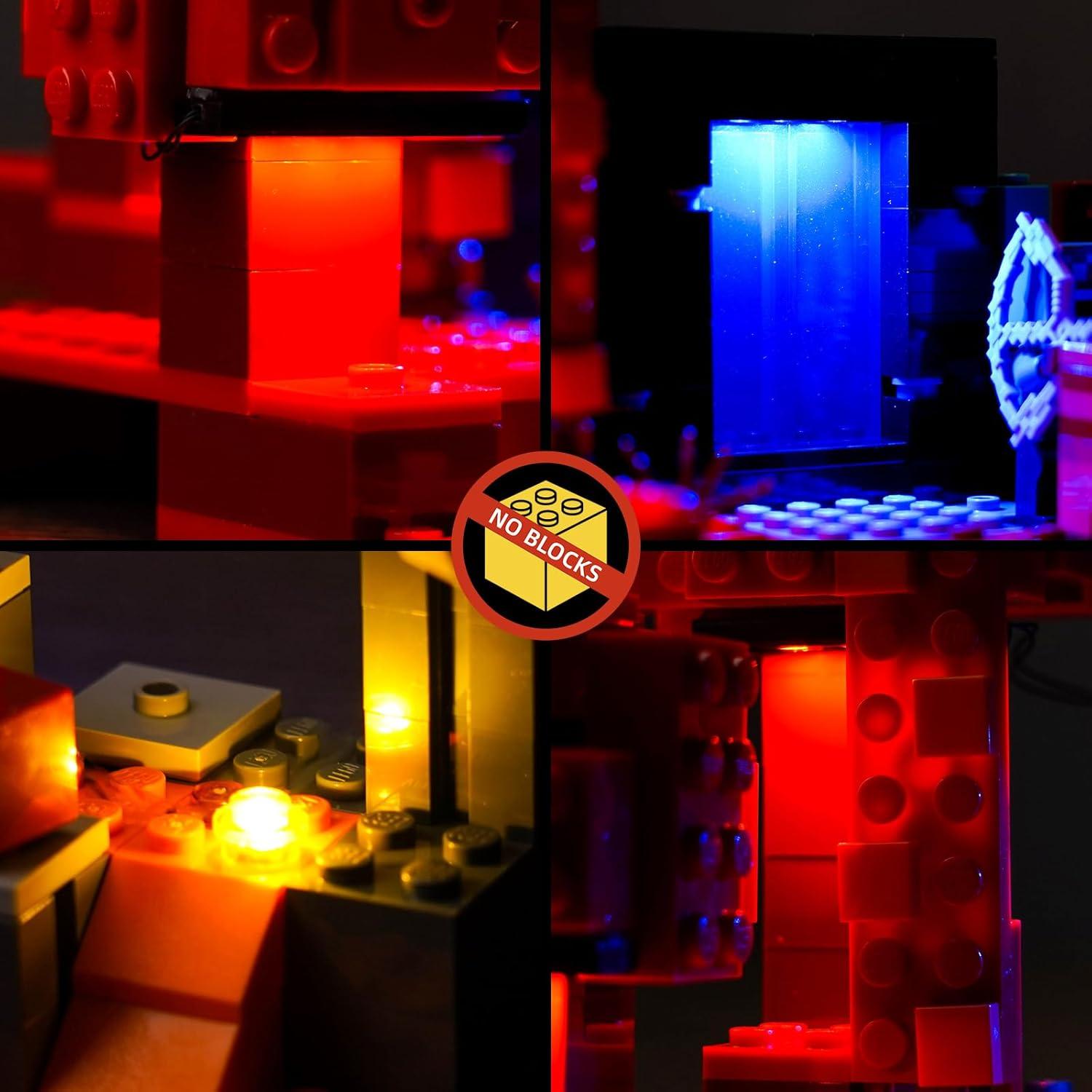 Kit de Luz BrickBling para Lego 21255 Portal del Inframundo