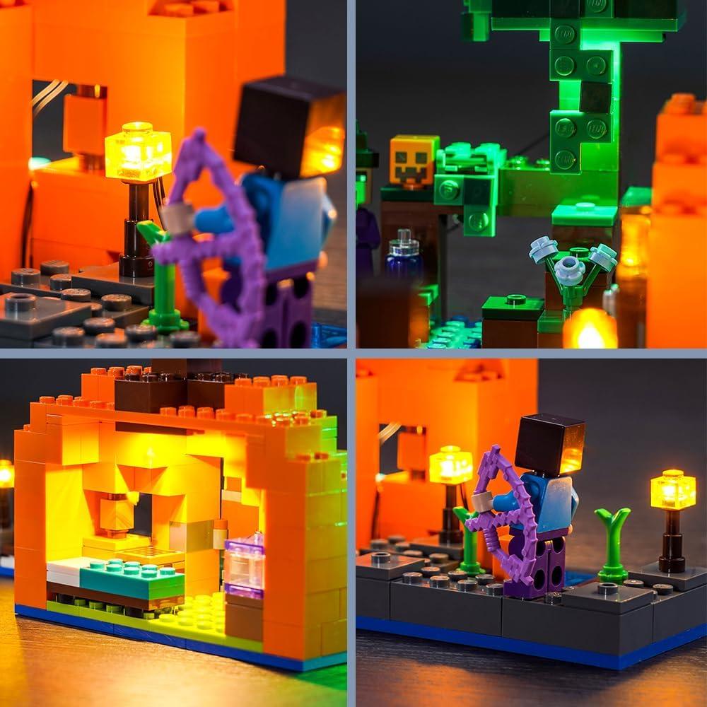 Kit de Luz LED BrickBling para Lego Granja de Calabazas 21248