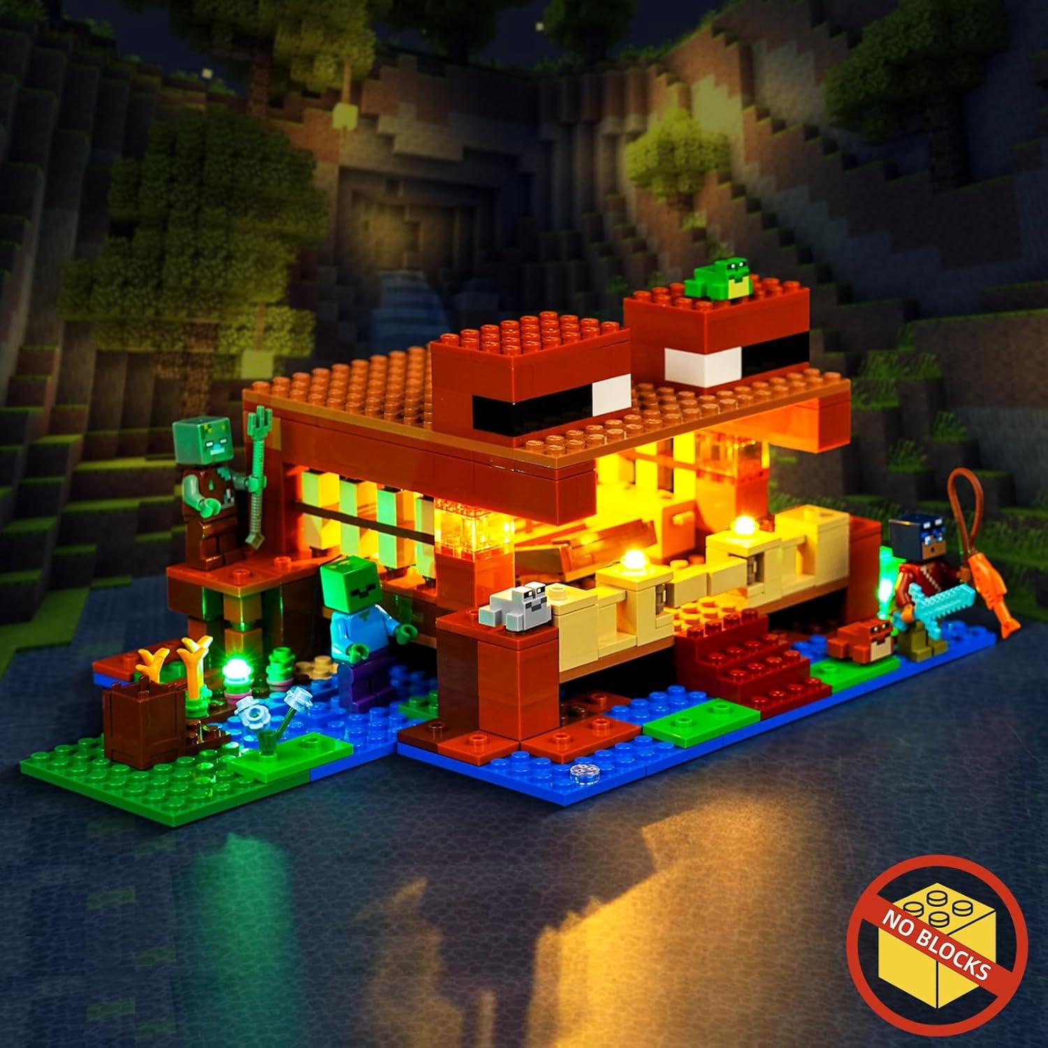 Kit de Luz LED BrickBling para Lego 21256 Casa de la Rana