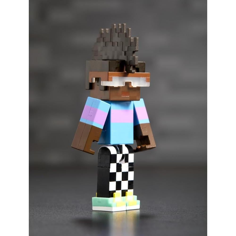 Figura de Acción Minecraft Campista Pantalones a Cuadros 8 cm
