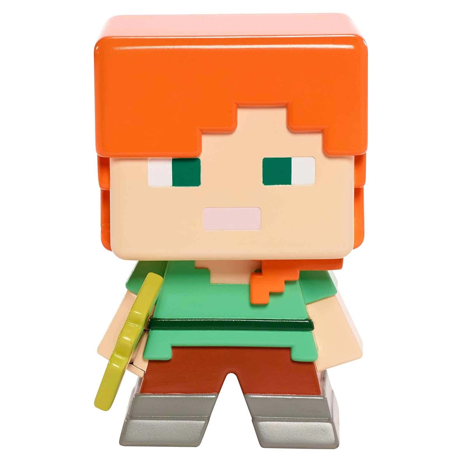 Minecraft Mega Mini-Figura Alex con Pico - Mattel 10.16 cm