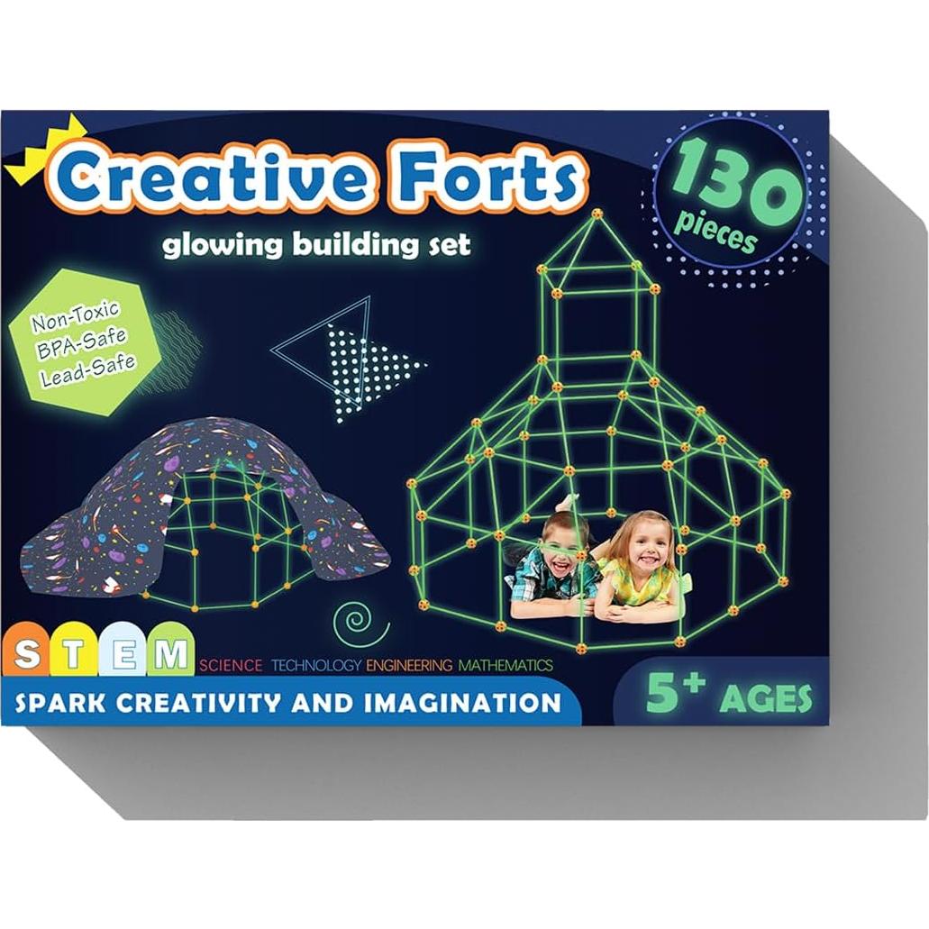 Kit de Construcción de Fortalezas Brillantes Tiny Land 130 Piezas