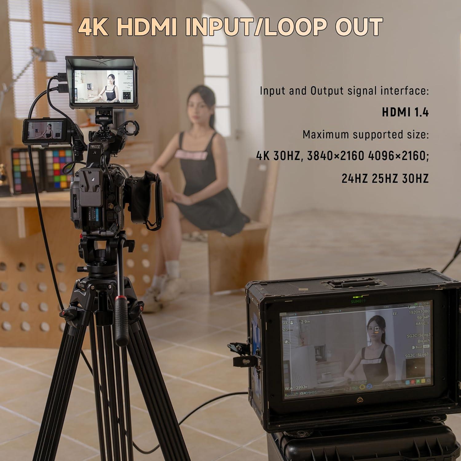 Monitor de Campo VILTROX DC-X2 6" 2000 Nits HDMI 4K