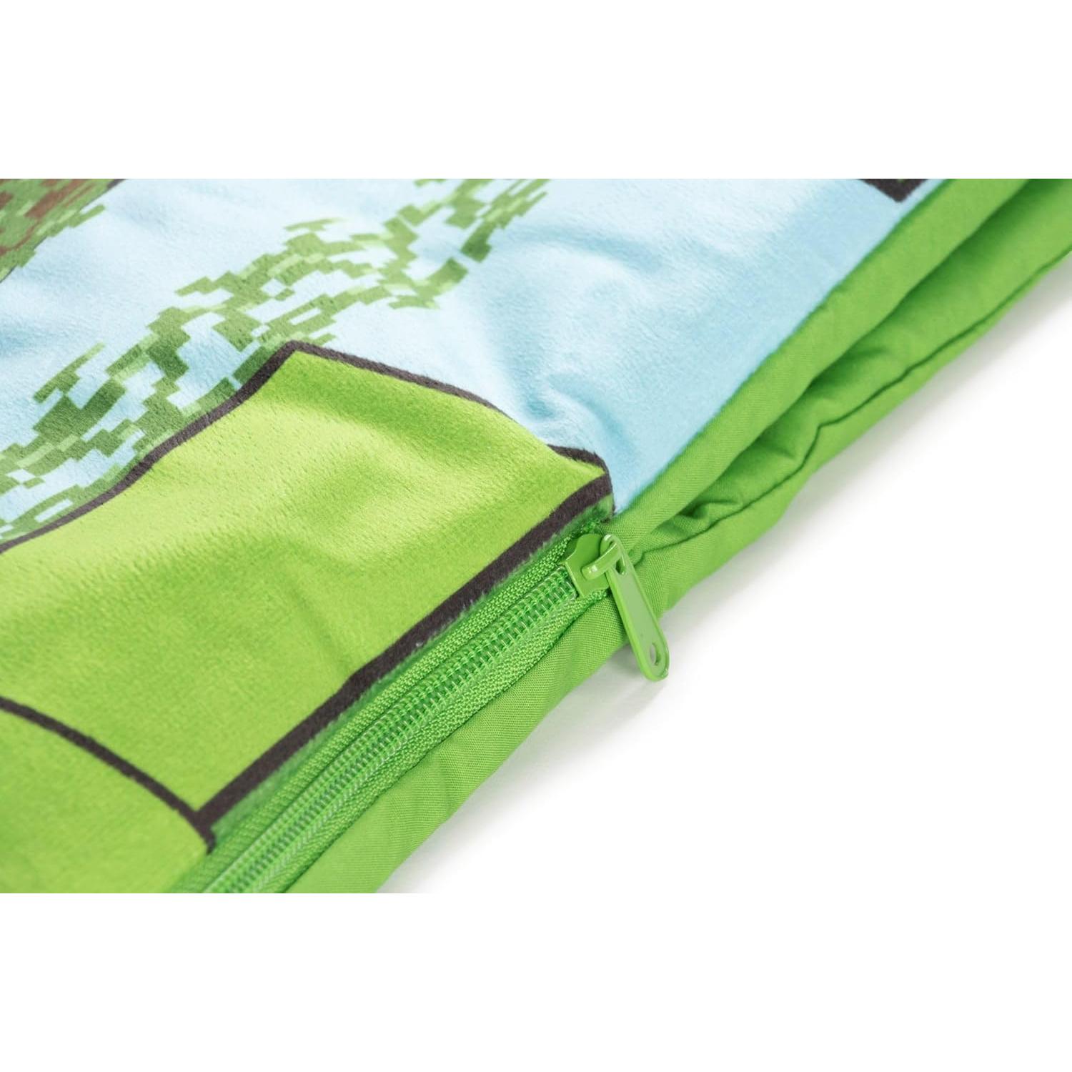 Saco de Dormir Infantil Jay Franco Minecraft 137x69cm con Almohada