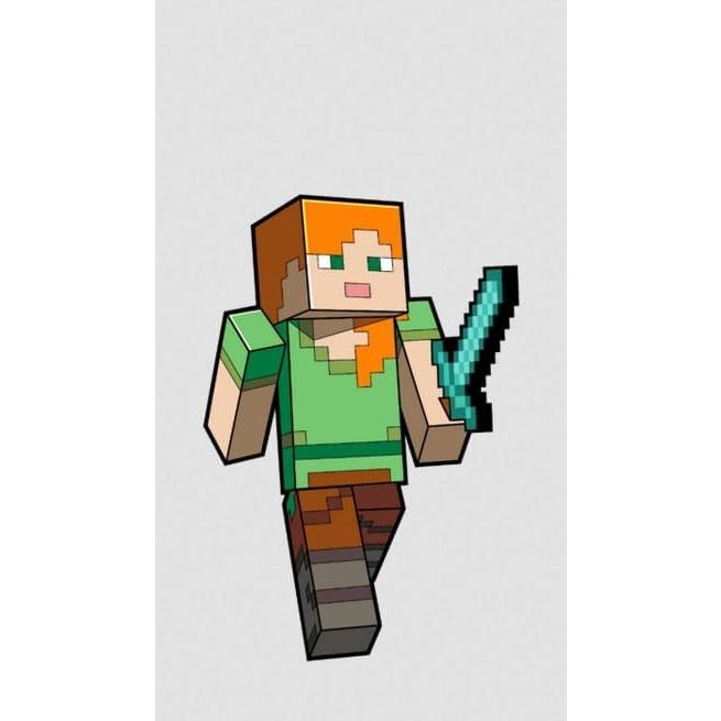 FiGPiN Minecraft Alex #1324 - Pin de Colección 7+ años