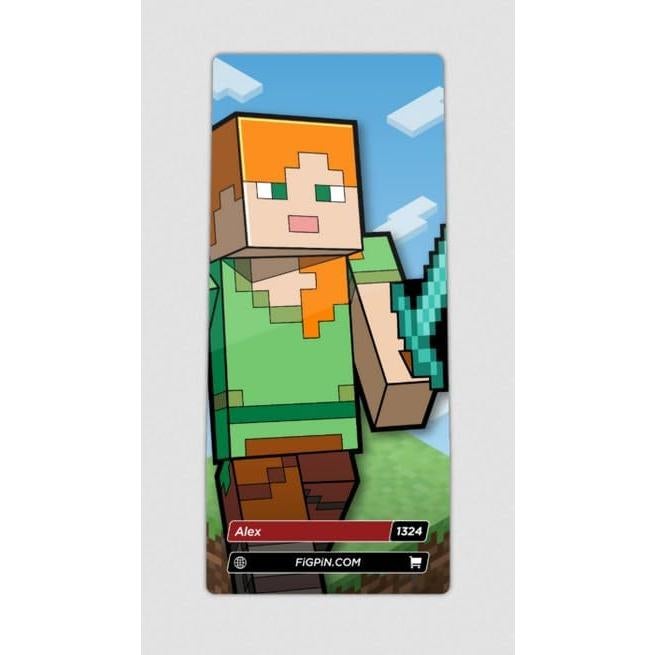 FiGPiN Minecraft Alex #1324 - Pin de Colección 7+ años