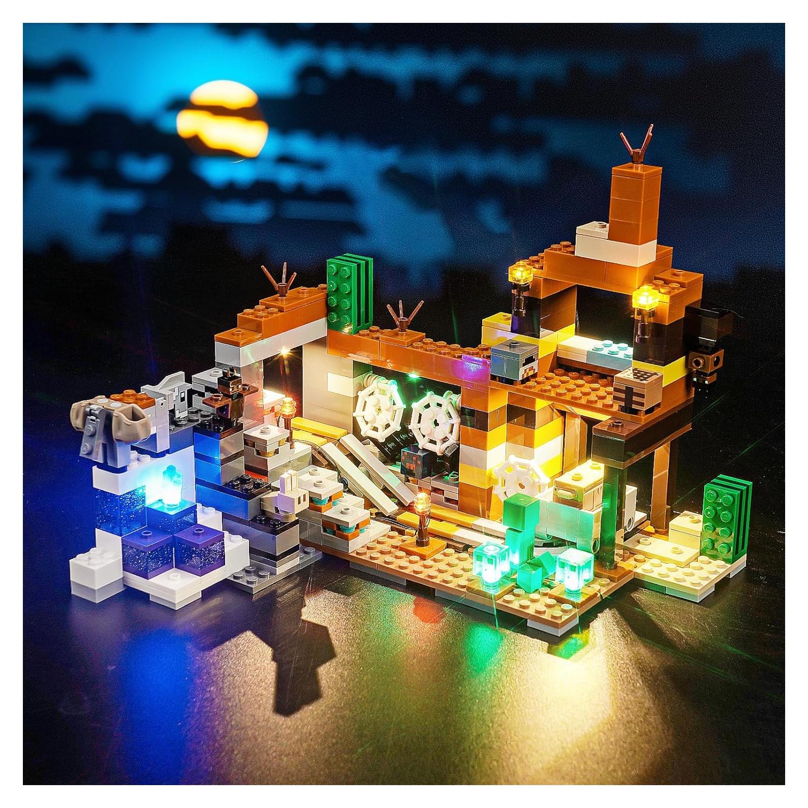 Kit de Iluminación LED Brickshining para Lego La Mina Badlands 21263