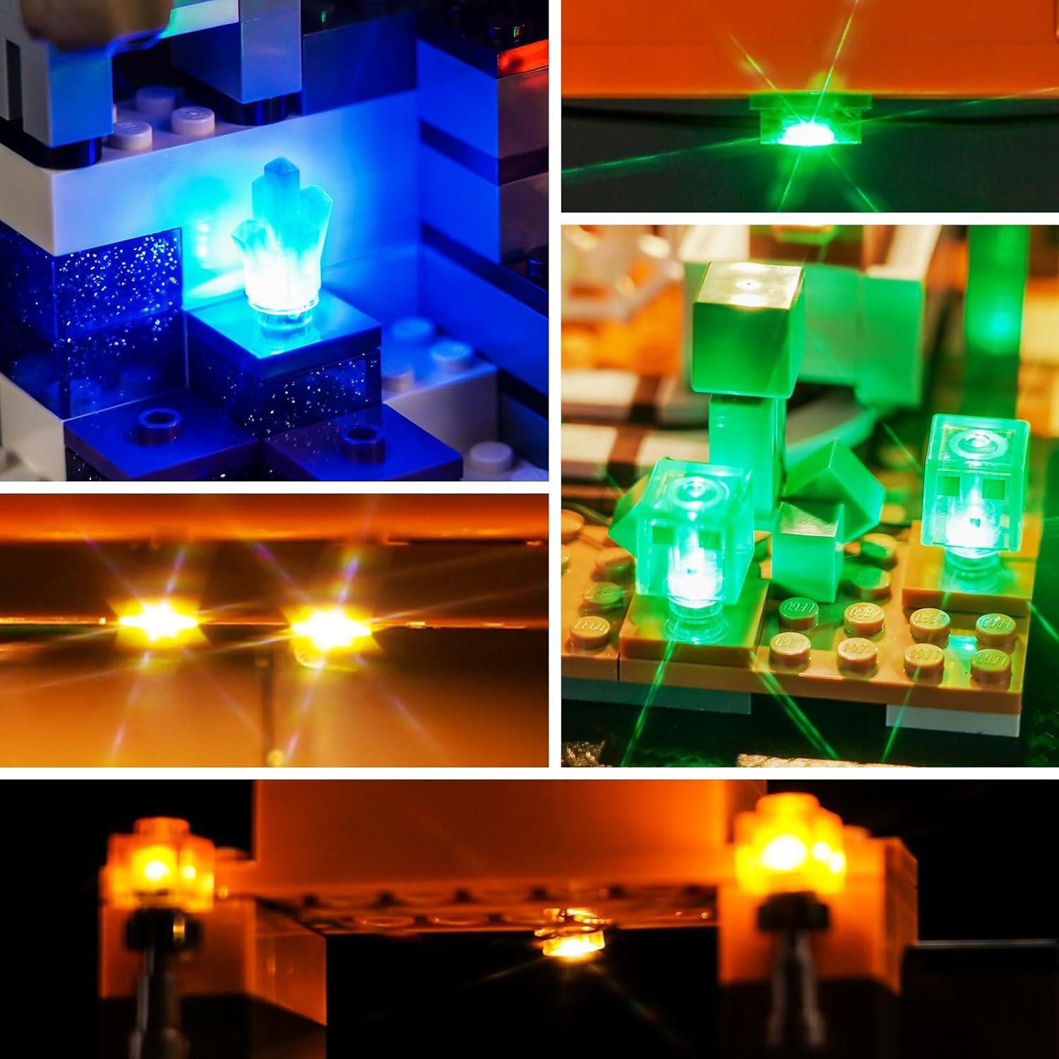 Kit de Iluminación LED Brickshining para Lego La Mina Badlands 21263