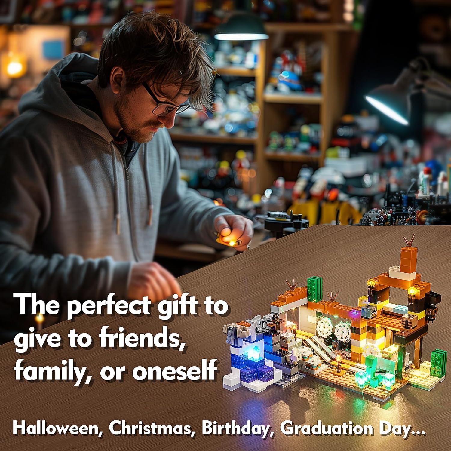 Kit de Iluminación LED Brickshining para Lego La Mina Badlands 21263