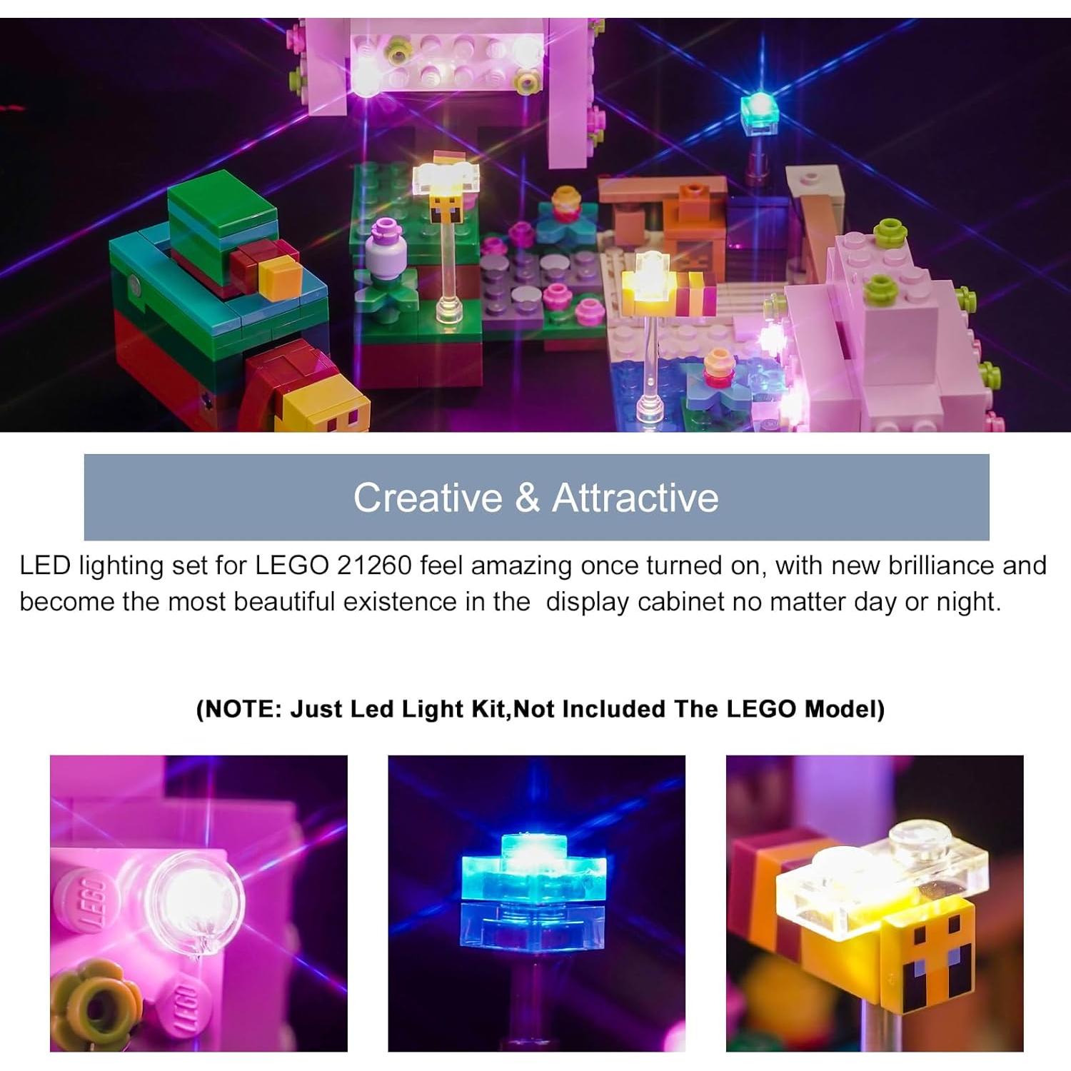 Kit de Luz LED BrickBling para Lego Jardín de Cerezos 21260