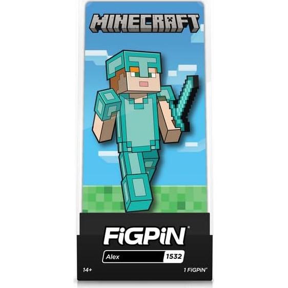 FiGPiN Minecraft Alex #1532 - Pin de Colección 7+ años