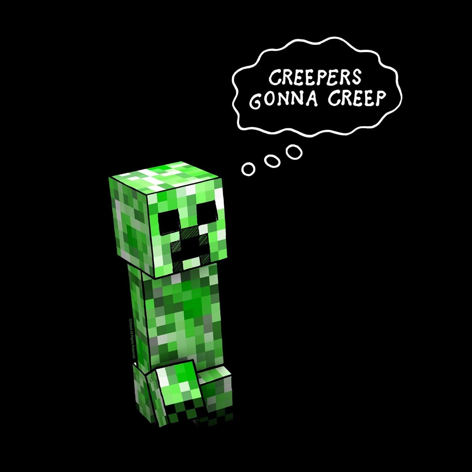 Camiseta de Manga Corta Premium Minecraft Gonna Creep S