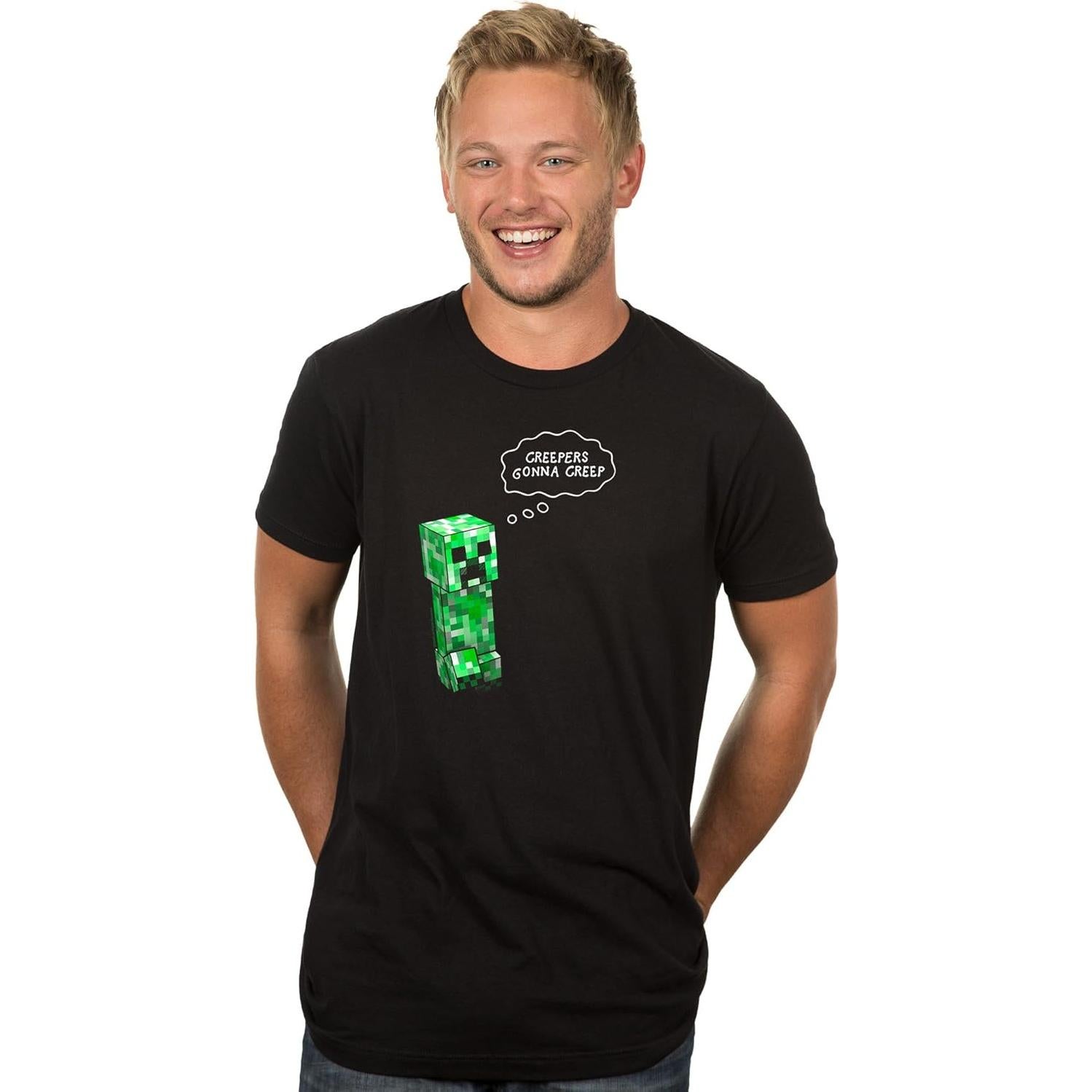 Camiseta de Manga Corta Premium Minecraft Gonna Creep S