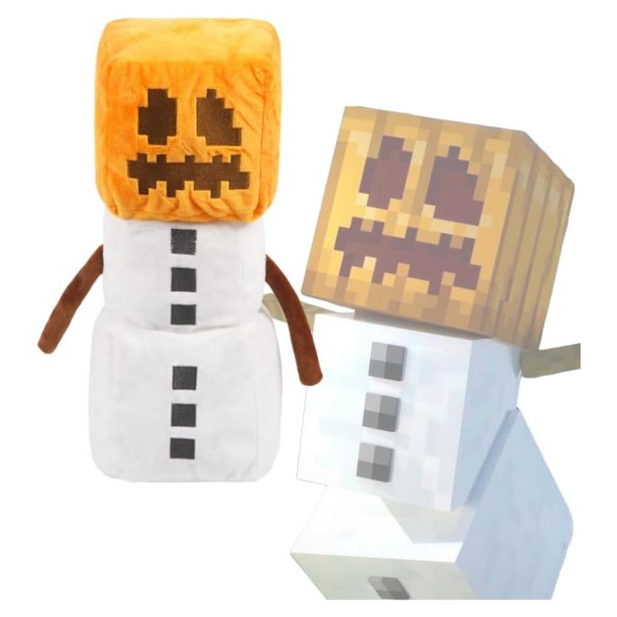 Peluche Golem de Nieve Mycraft - Juguete Suave 10 cm