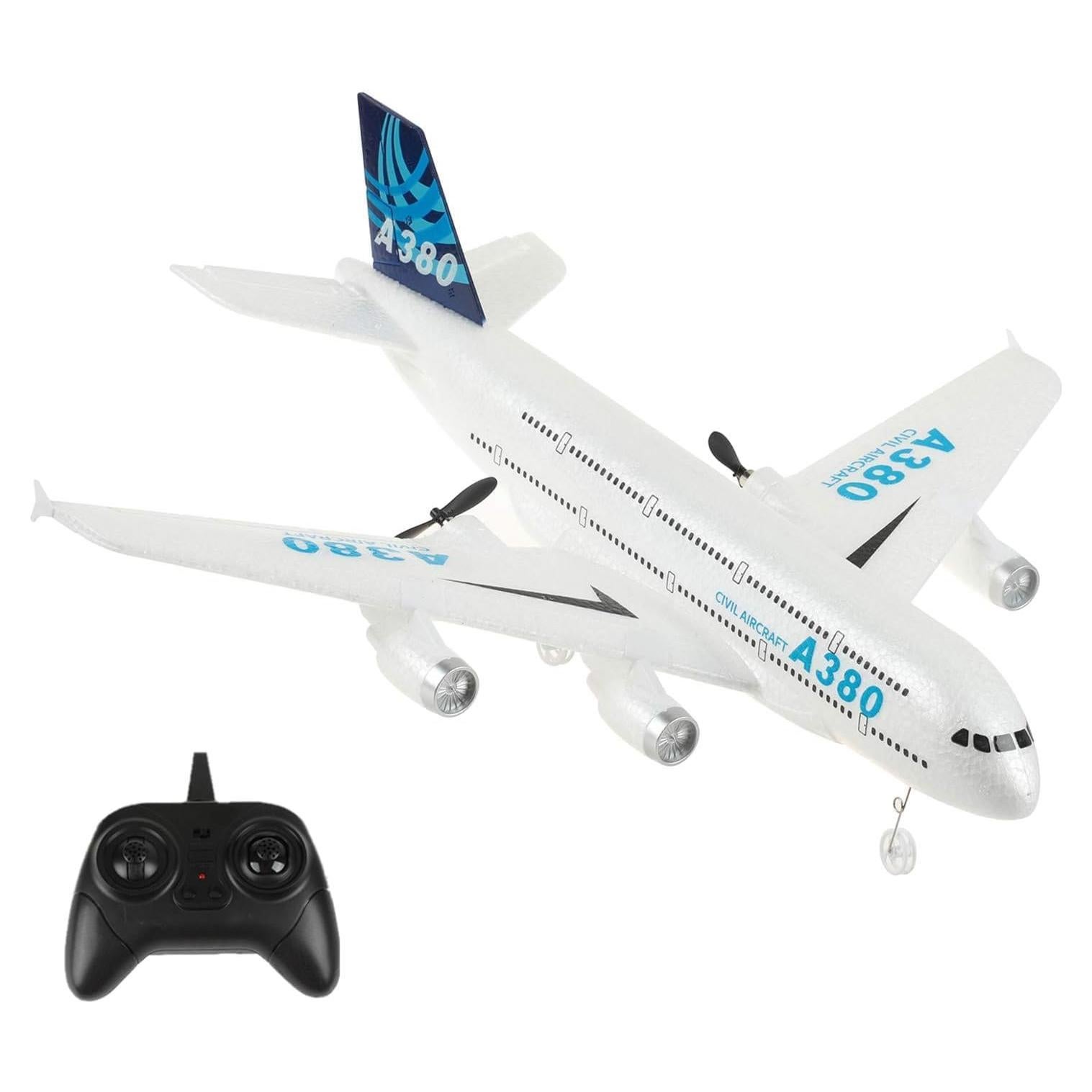 Avión RC Airbus A380 2 Canales 46 cm para Principiantes
