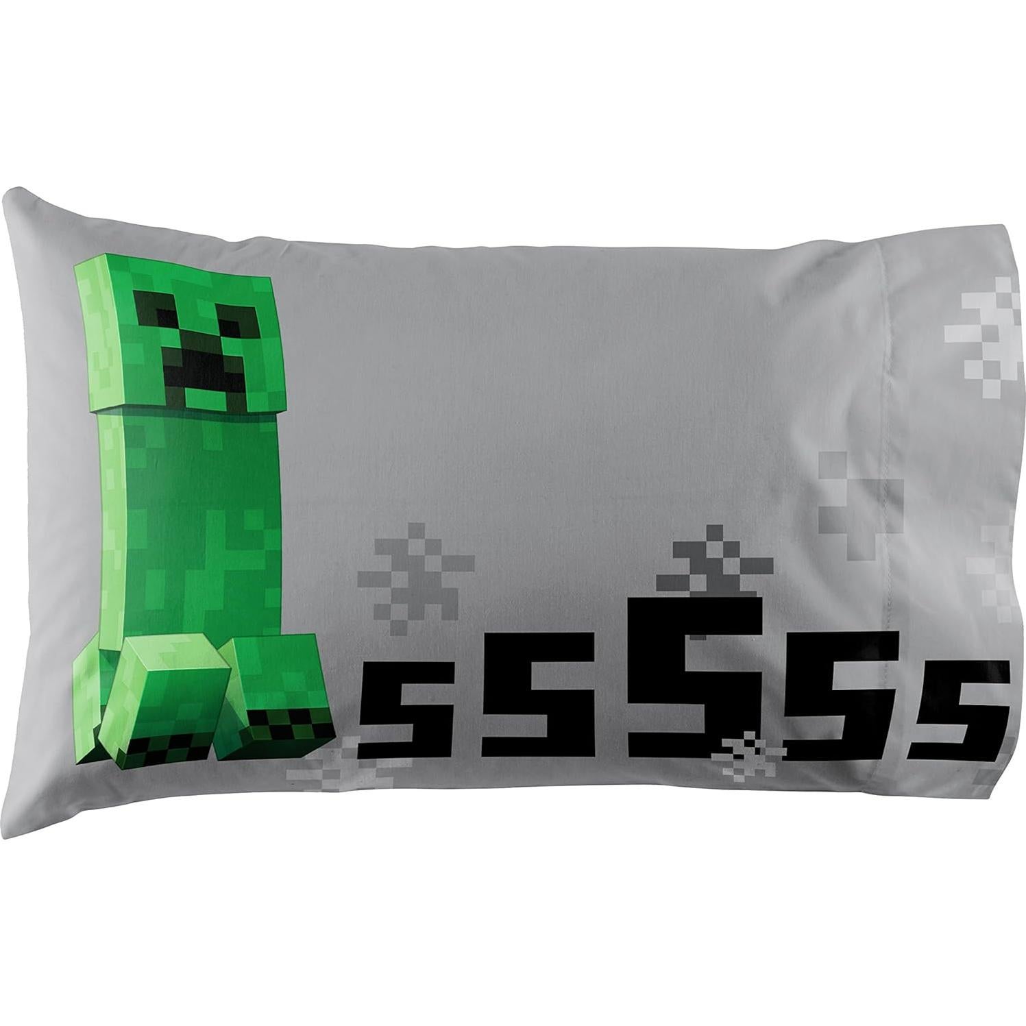 Juego de Cama Completo Minecraft Creeper Jay Franco 5 Piezas