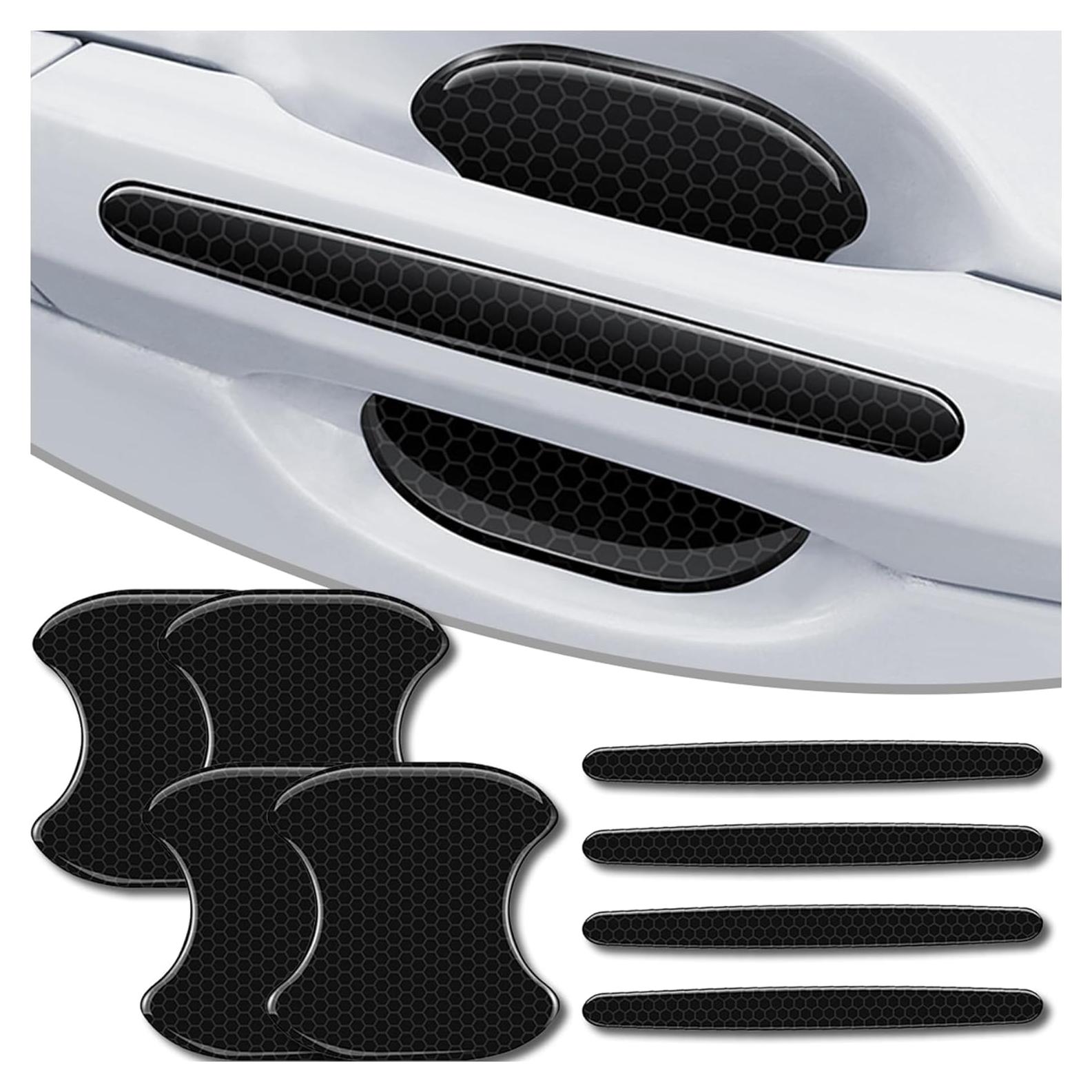 4 Piezas Sticker Reflectante Couslcd para Manijas de Auto