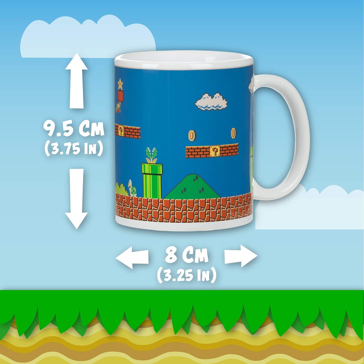Taza Cerámica Cambiante de Calor Paladone Super Mario 300ml