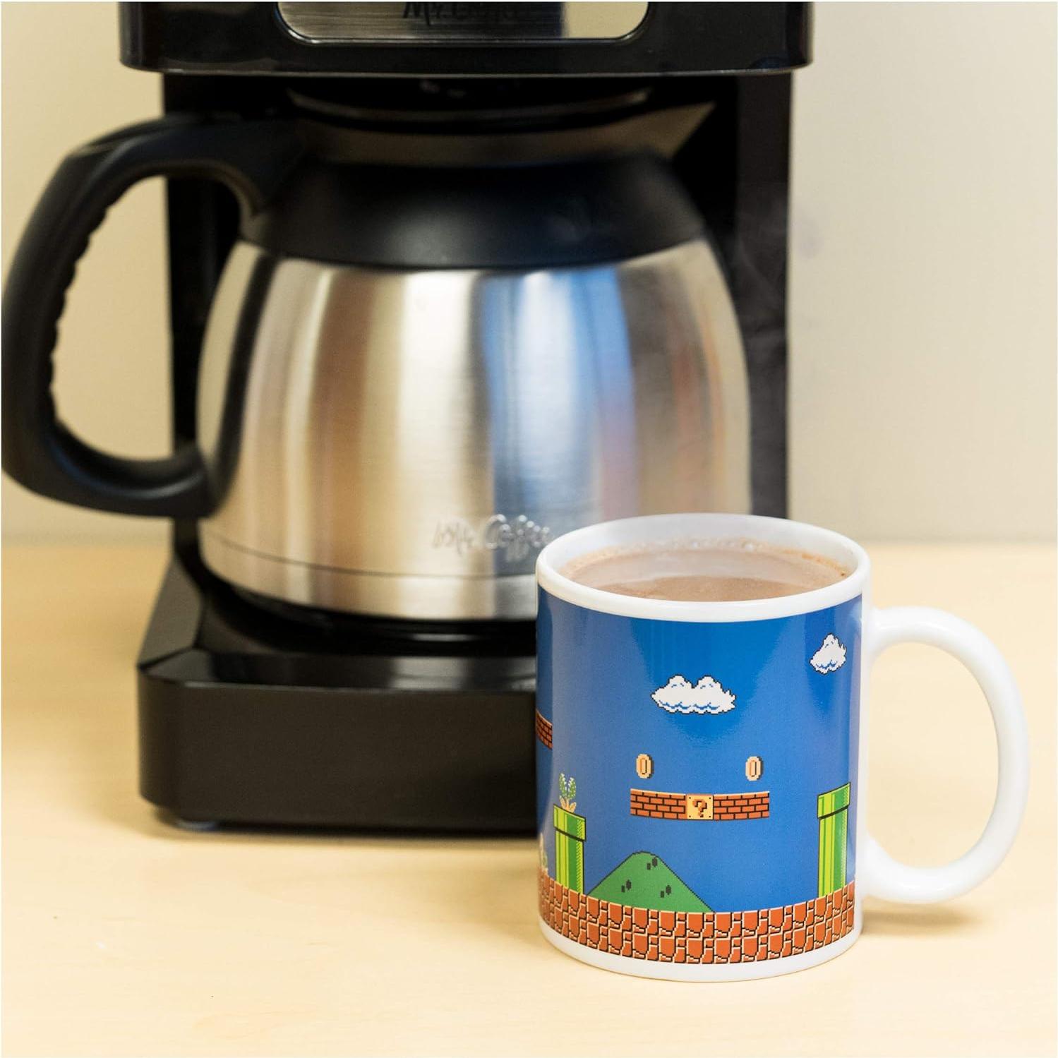 Taza Cerámica Cambiante de Calor Paladone Super Mario 300ml