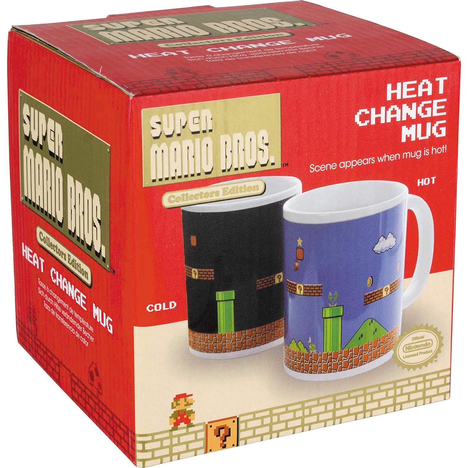 Taza Cerámica Cambiante de Calor Paladone Super Mario 300ml