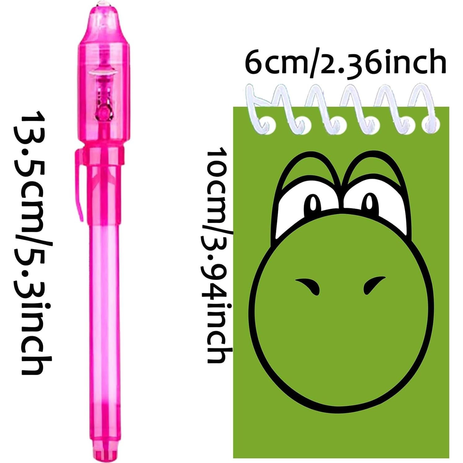 Paquete de 24 Bolígrafos Invisibles Jiaoohoo + Notas