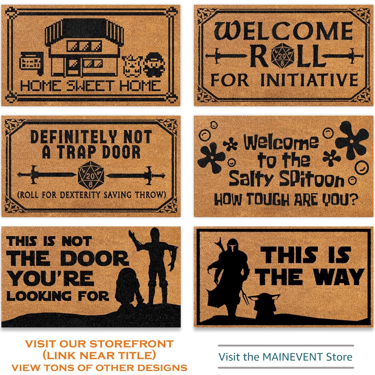 Felpudo Gamer Coir MAINEVENT 30x17 cm Princesa En Otro Castillo