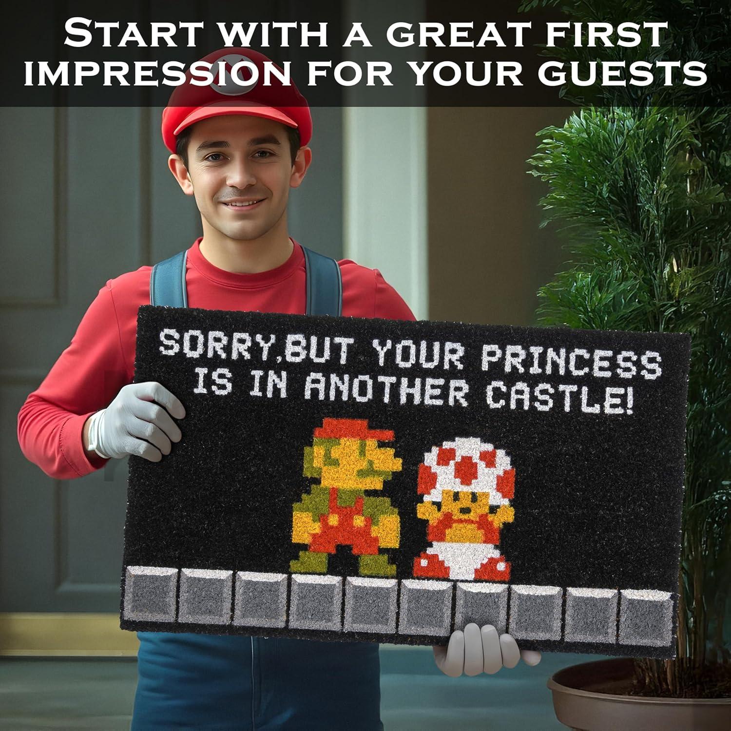 Felpudo Gamer Coir MAINEVENT 30x17 cm Princesa En Otro Castillo