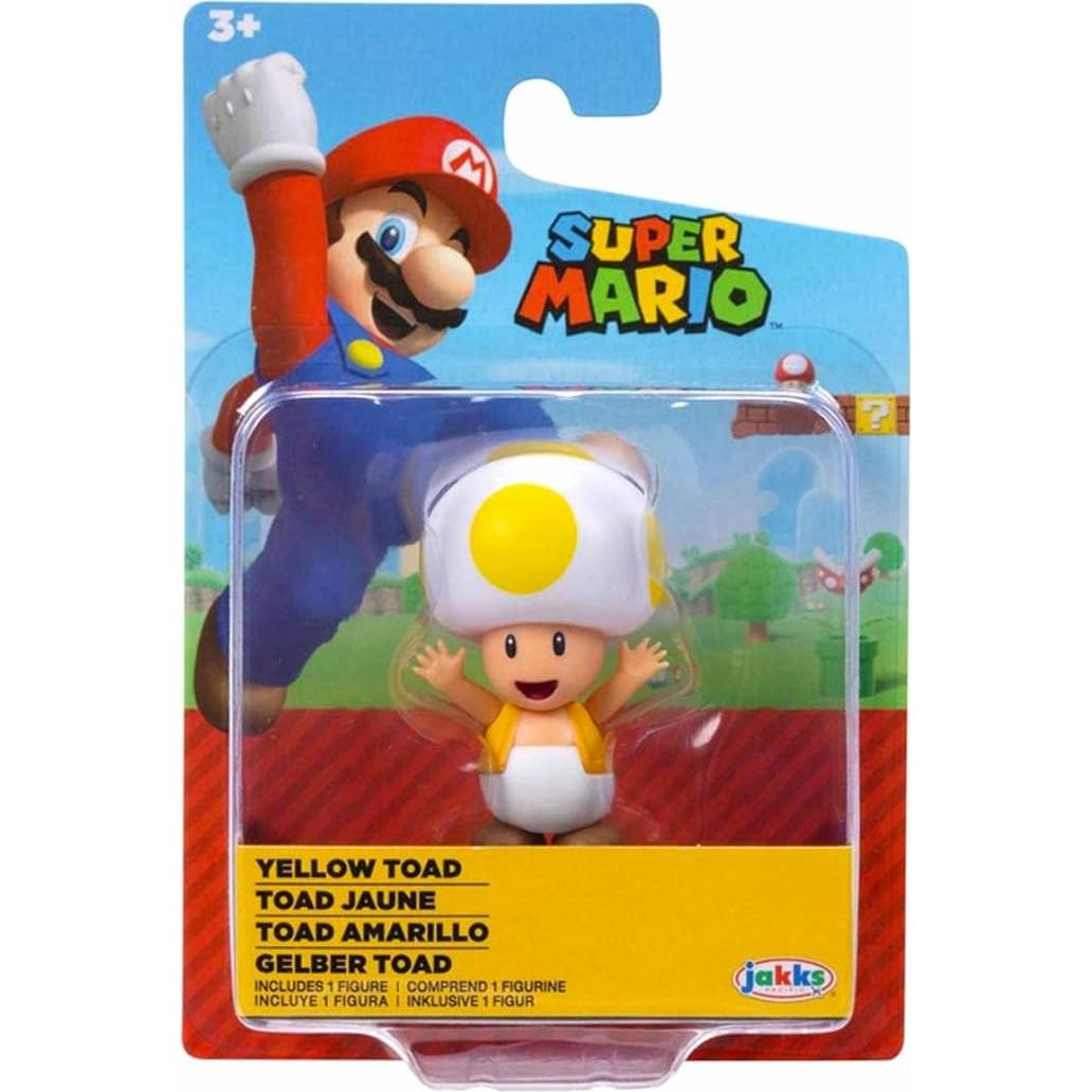 Figura de acción Sapo Amarillo 10.16 cm Super Mario Bros