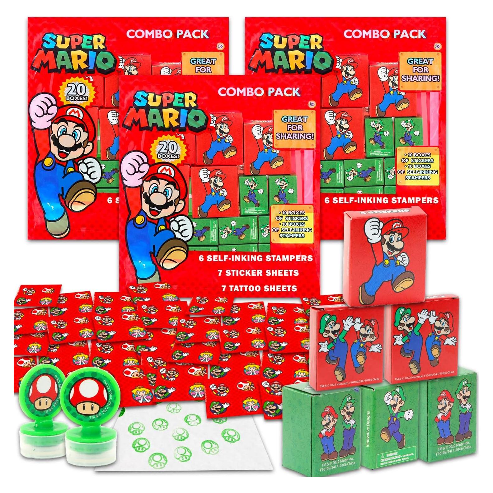 Cajas de Favor Super Mario para 20 Invitados - 20 Piezas