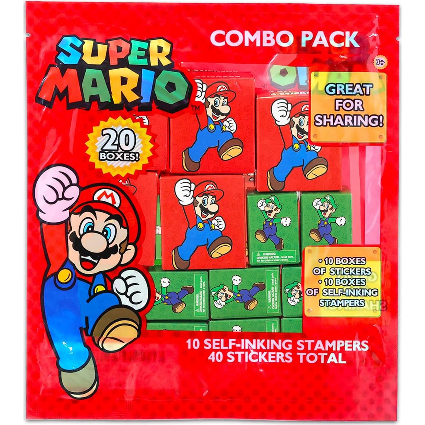 Cajas de Favor Super Mario para 20 Invitados - 20 Piezas