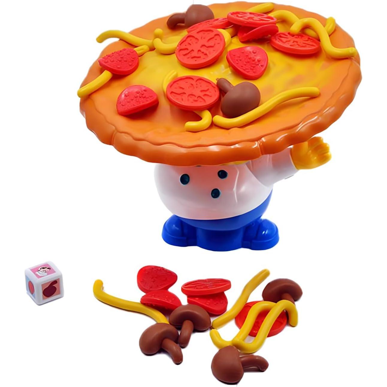 Juego de Mesa Pizza Topple Poppa - Diversión para 2-4 Jugadores
