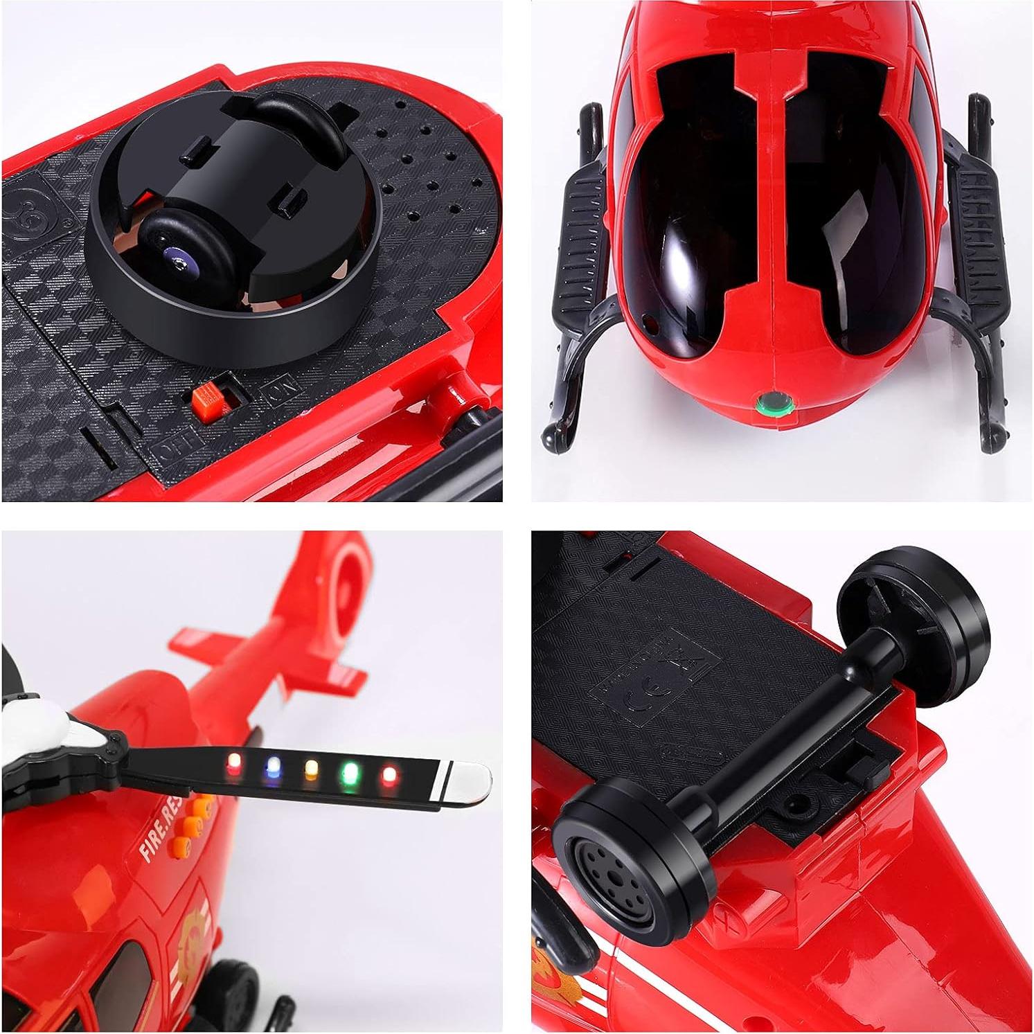 Avión Control Remoto ELEOPTION JYD178A-2 con Luces y Música