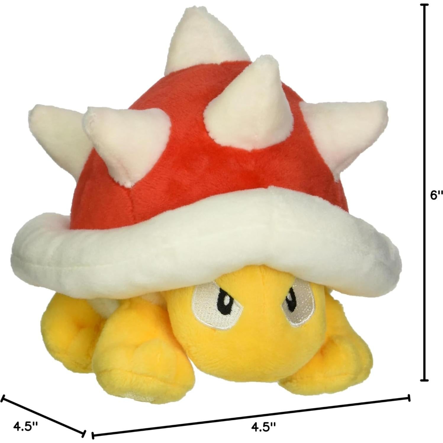 Peluche Spiny Super Mario All Star Little Buddy 15 cm Multicolor