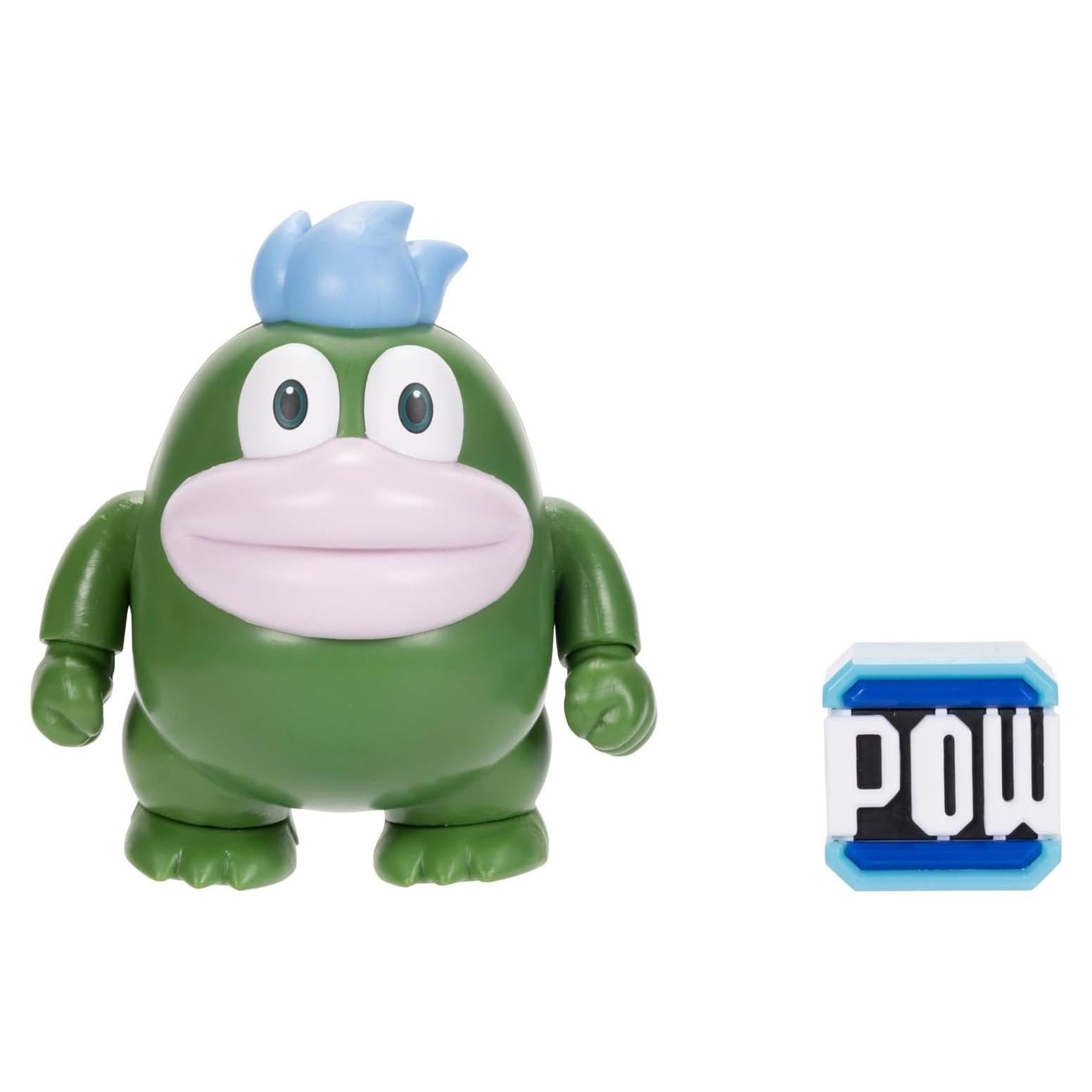 Figura Poseable Spike Super Mario 10 cm con Bloque POW
