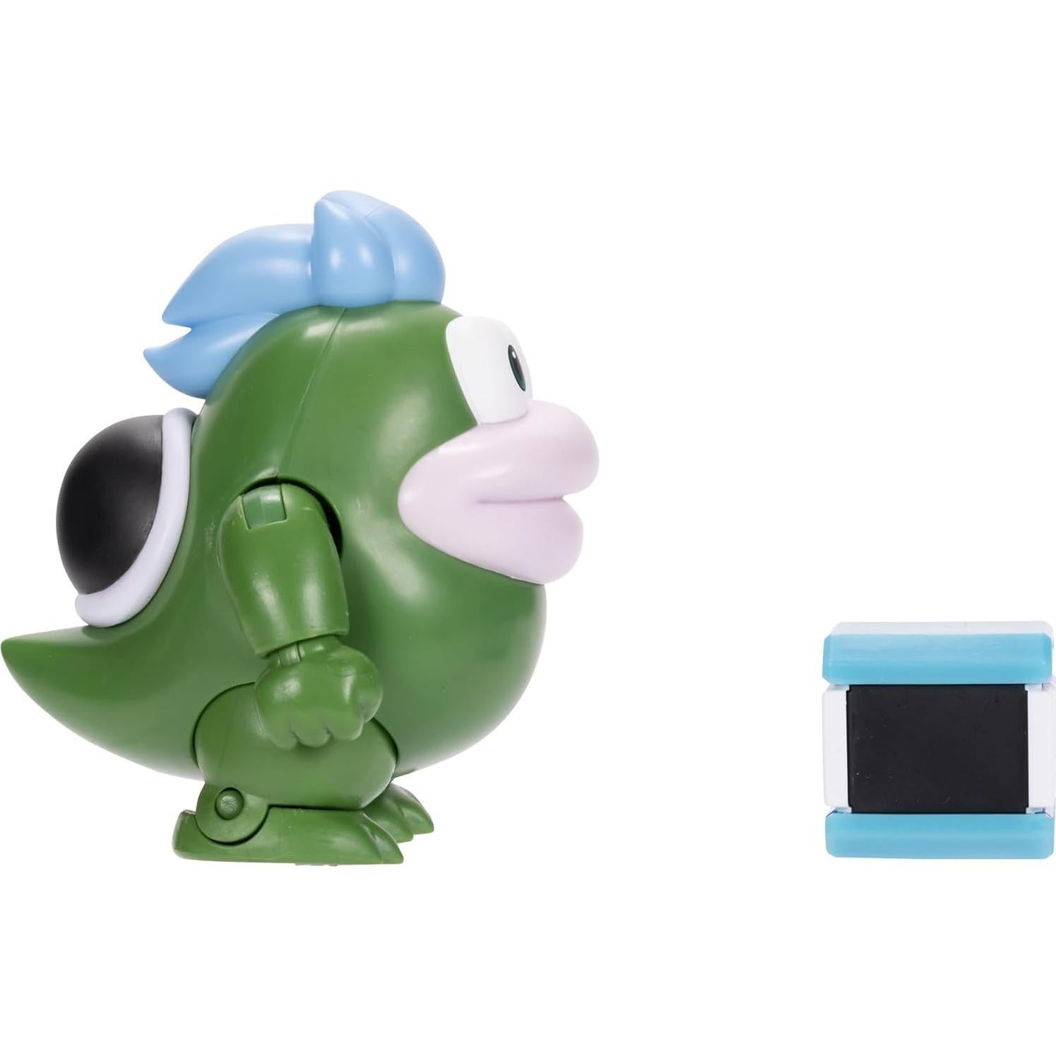 Figura Poseable Spike Super Mario 10 cm con Bloque POW