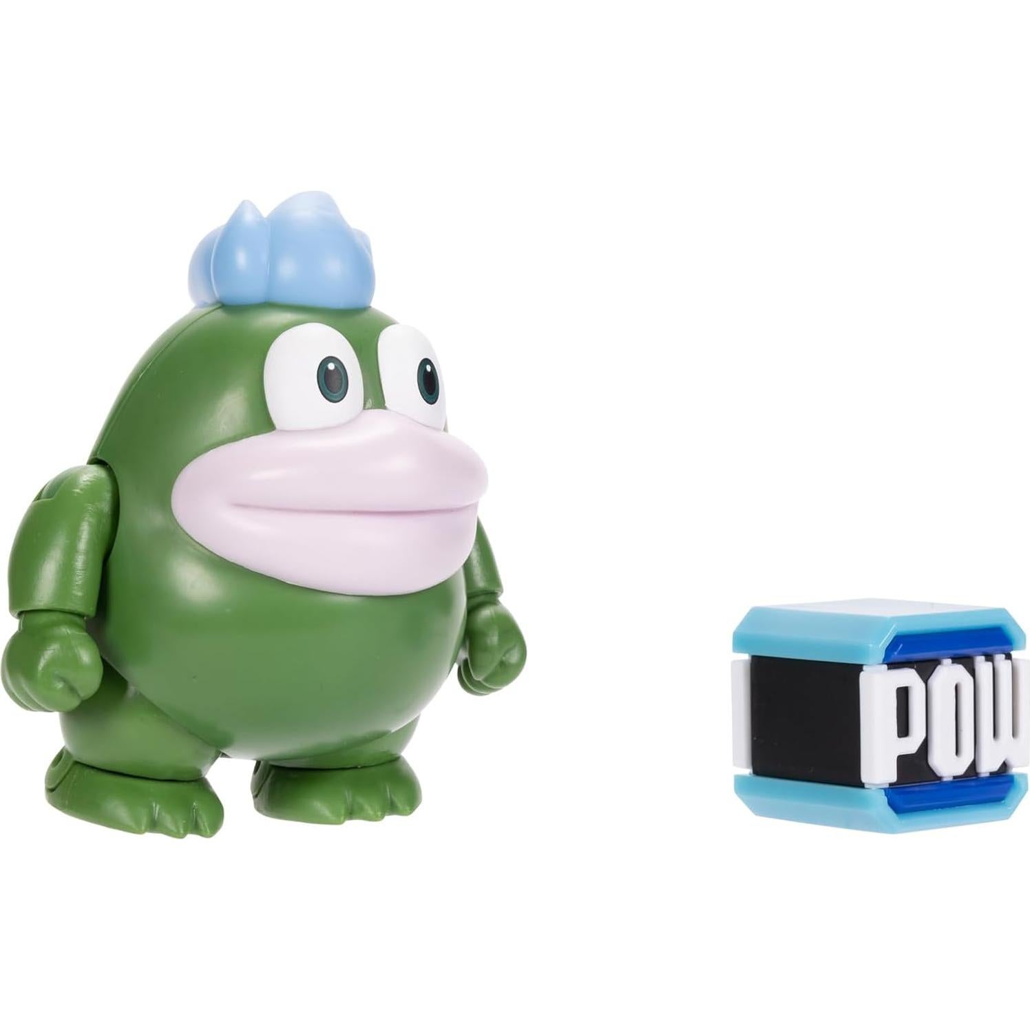 Figura Poseable Spike Super Mario 10 cm con Bloque POW