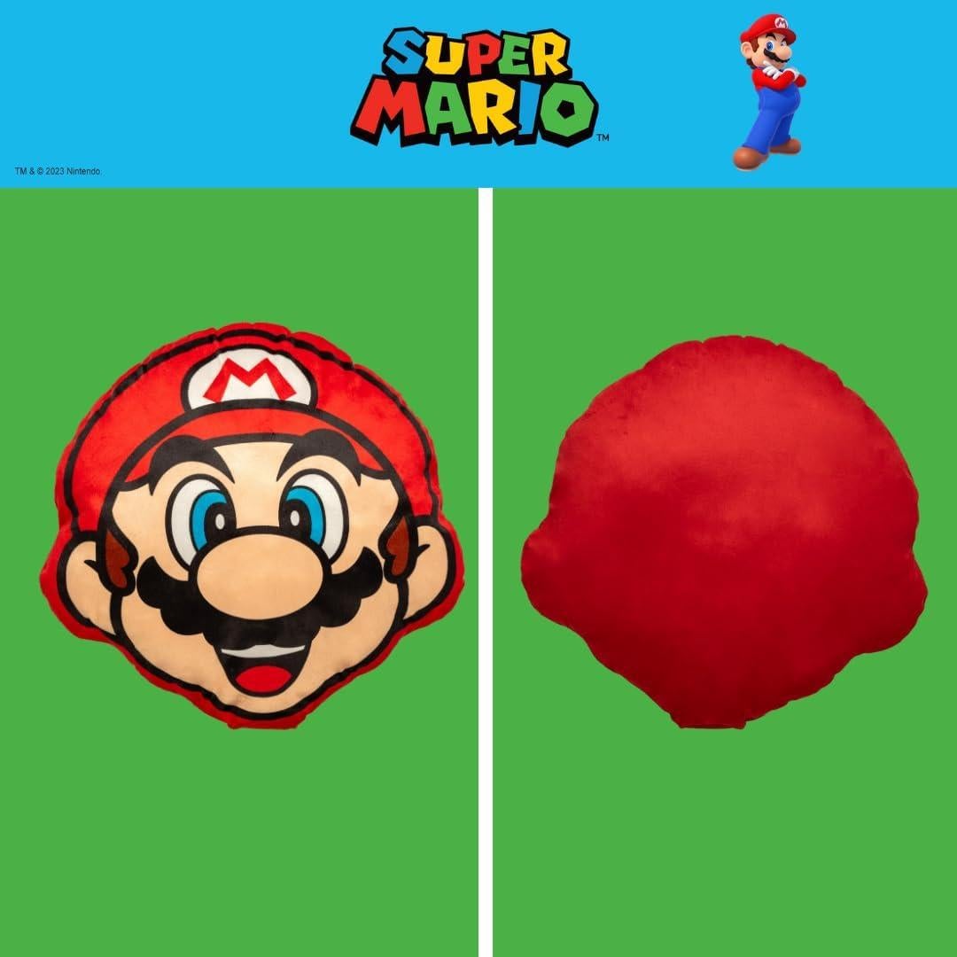 Almohada Decorativa Super Mario Franco 40.6 cm Suave