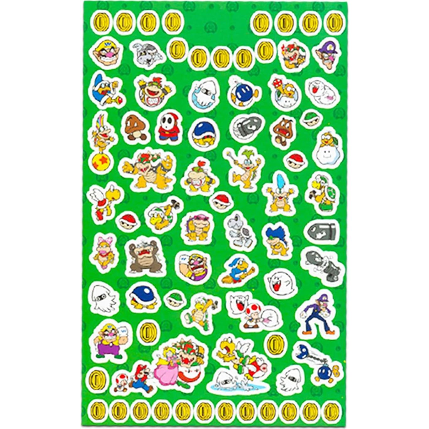 Juego de Borradores Super Mario - 8 Piezas Multicolor