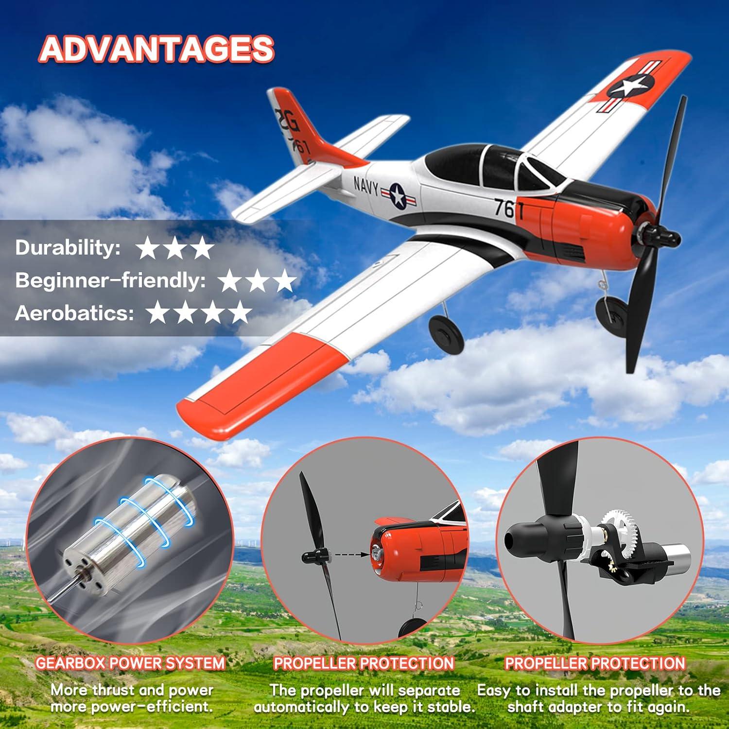 Avión RC Losbenco OLS-6109 4 Canales con Estabilización