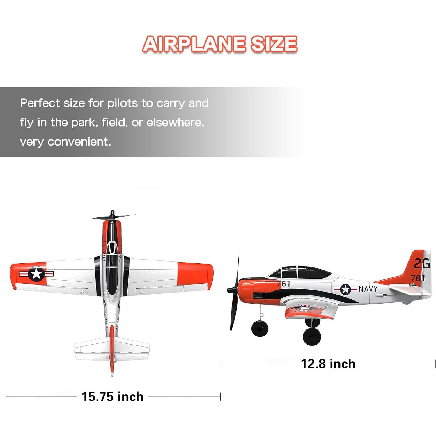 Avión RC Losbenco OLS-6109 4 Canales con Estabilización