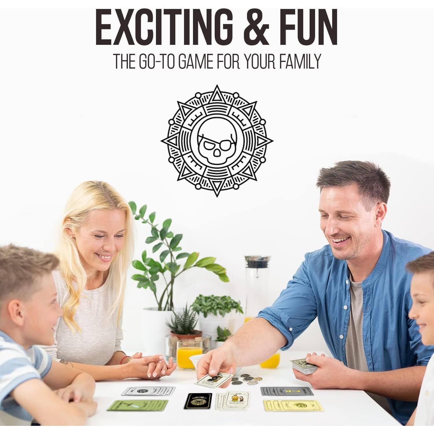 Juego de Cartas Botín del Pirata BA Games para 2-6 Jugadores