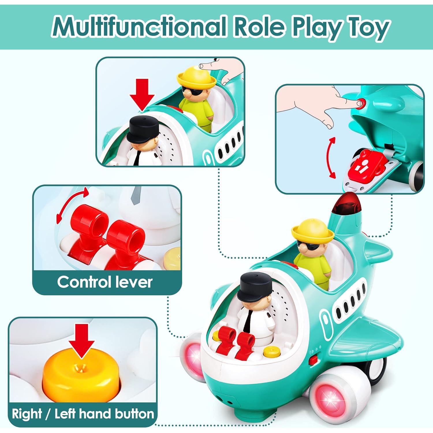 Juguete de Avión RC iPlay, Control Remoto para Bebés