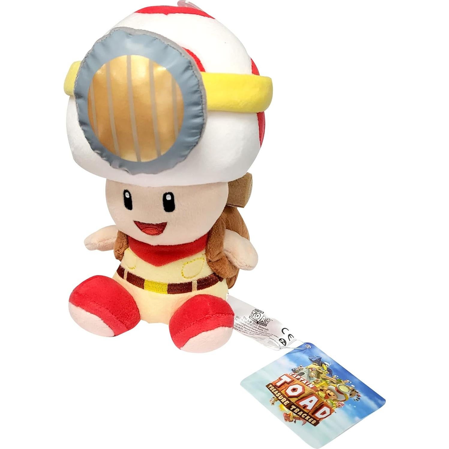 Peluche Capitán Toad Little Buddy 1408 16.5 cm Oficial