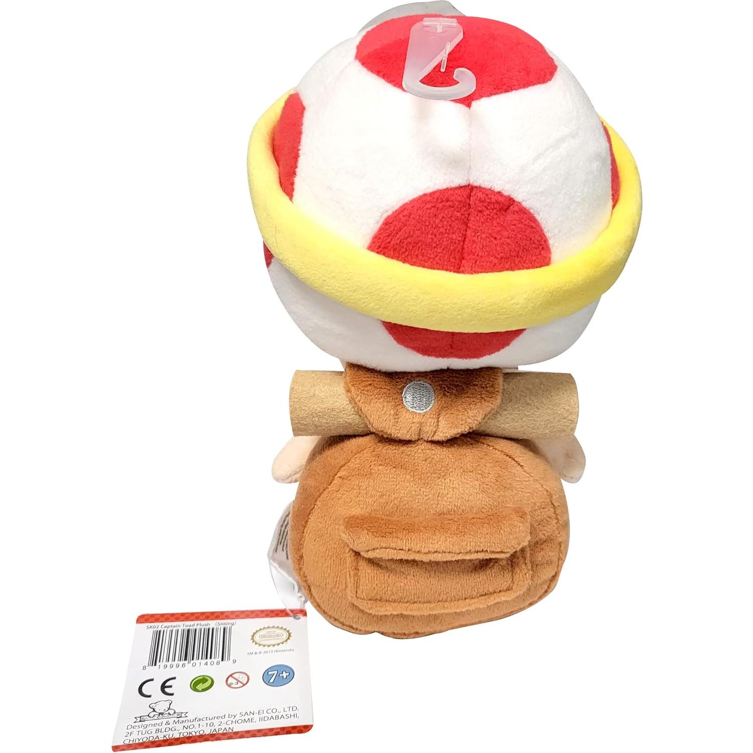 Peluche Capitán Toad Little Buddy 1408 16.5 cm Oficial