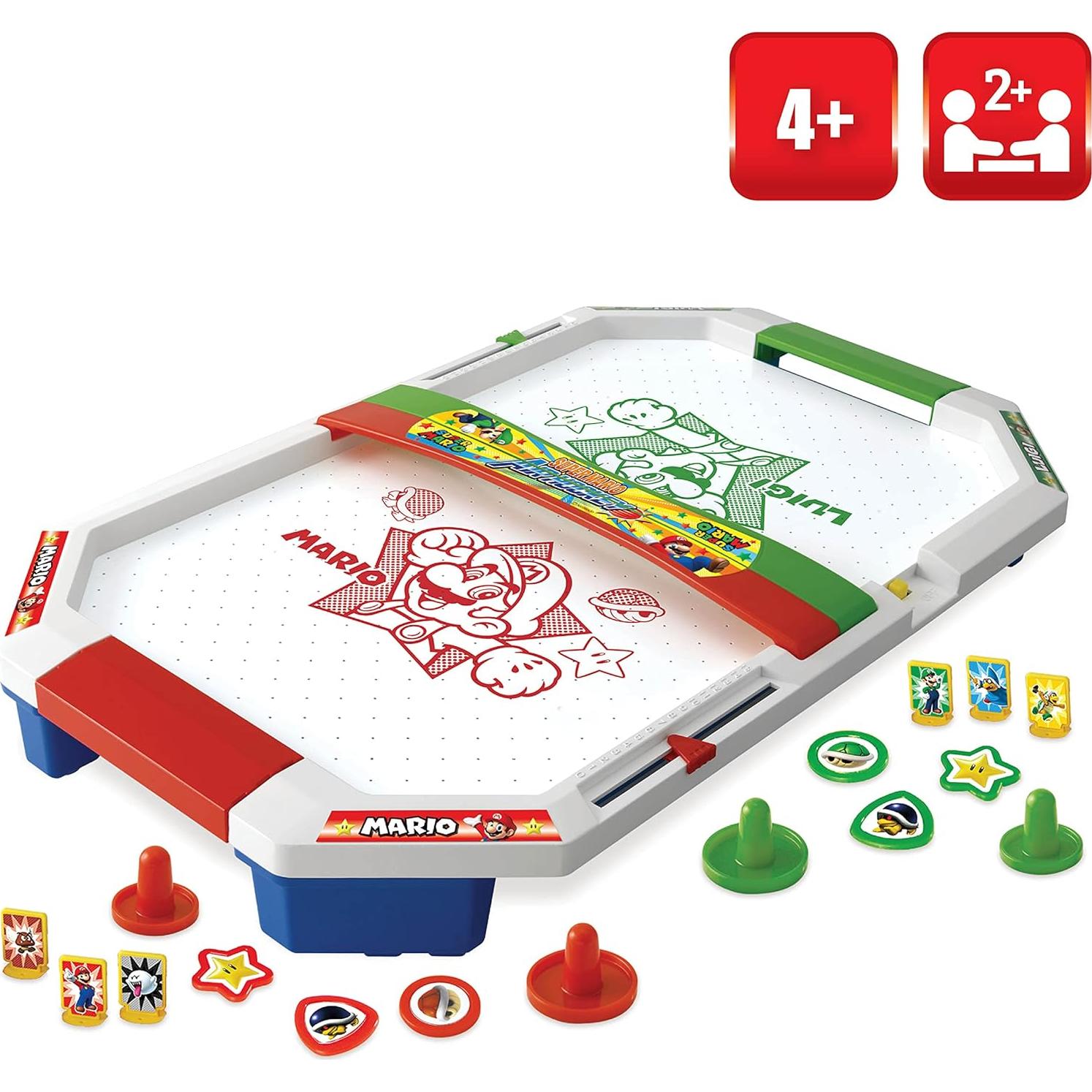 Juego de Air Hockey Super Mario Epoch - Mesa Familiar 2 Jugadores