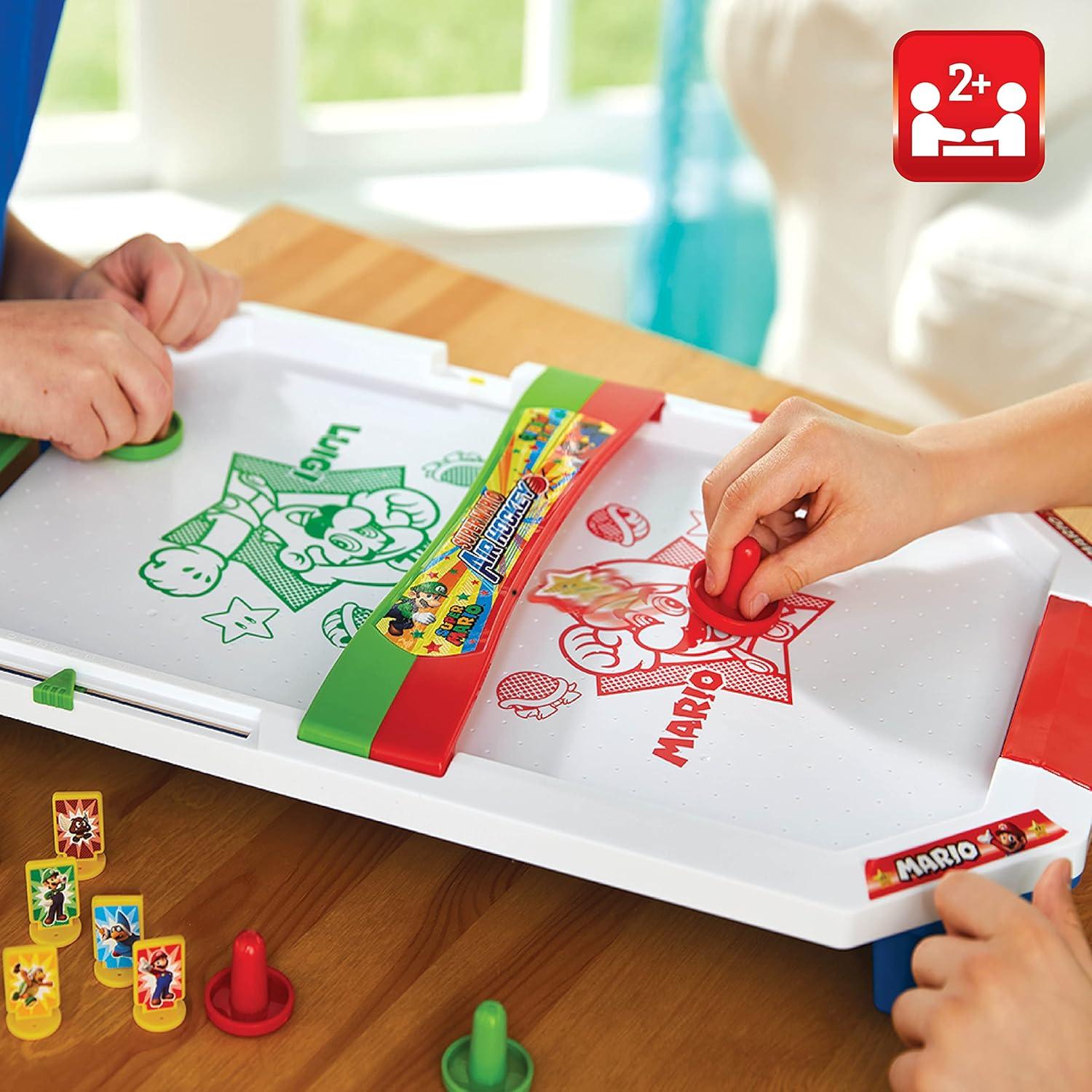 Juego de Air Hockey Super Mario Epoch - Mesa Familiar 2 Jugadores