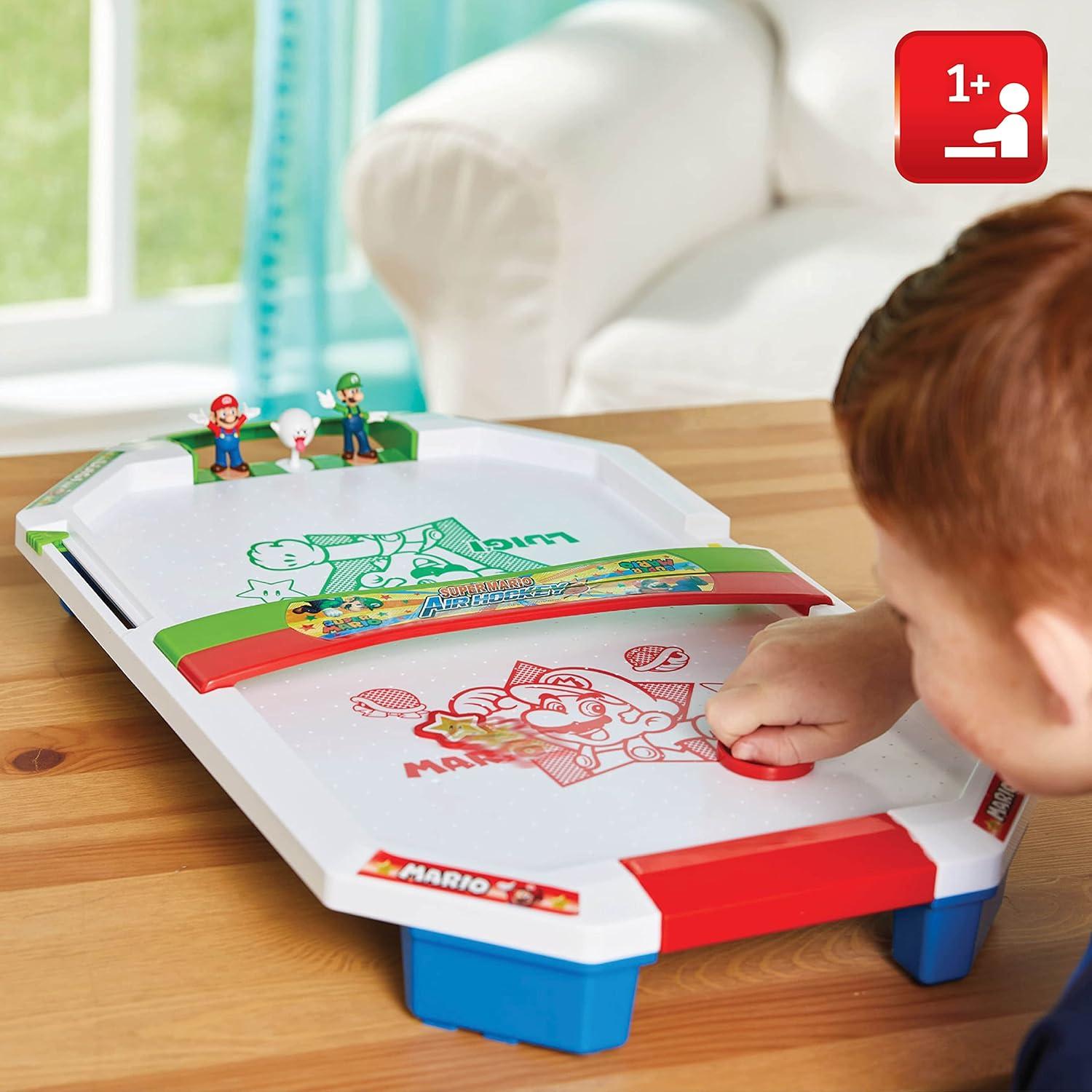 Juego de Air Hockey Super Mario Epoch - Mesa Familiar 2 Jugadores
