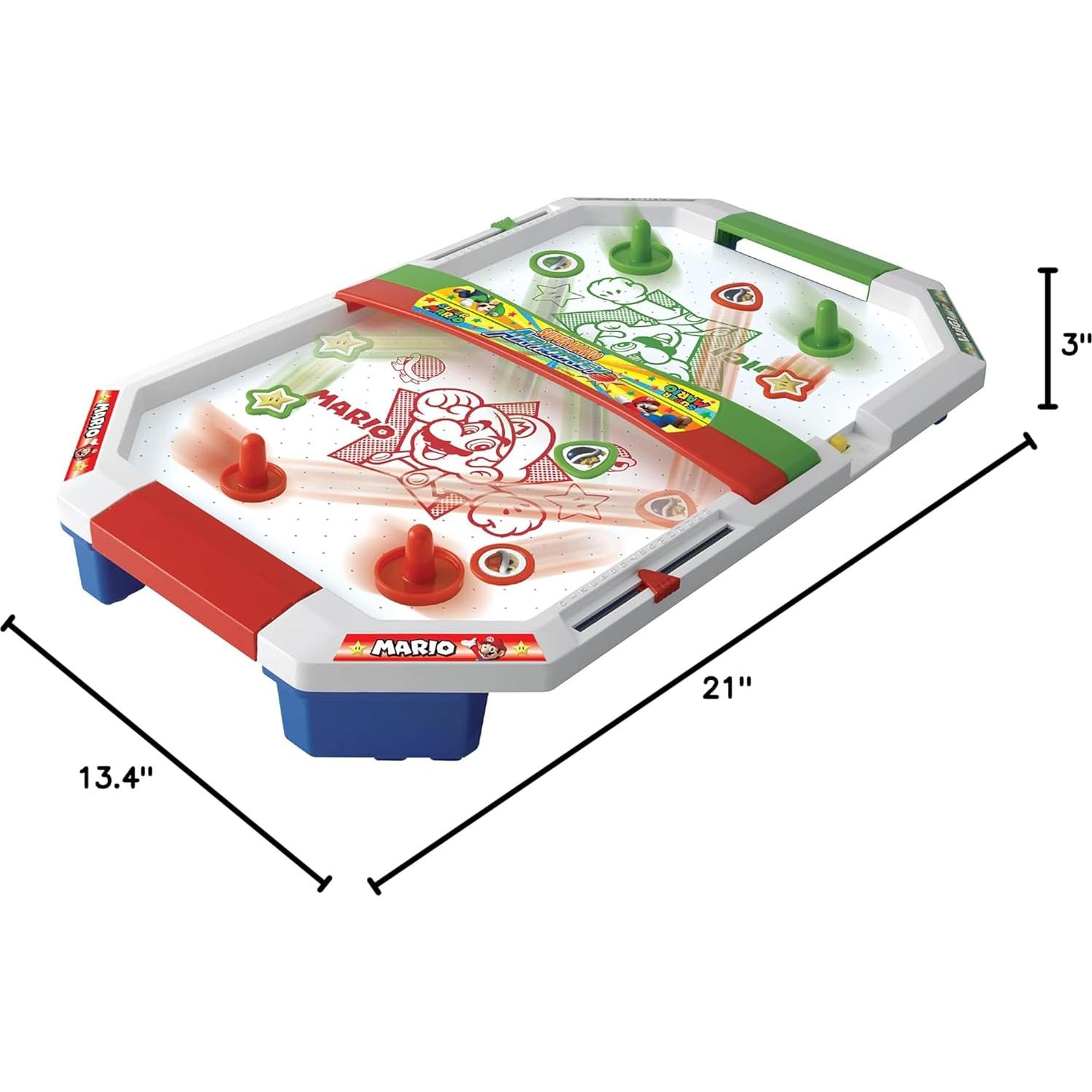Juego de Air Hockey Super Mario Epoch - Mesa Familiar 2 Jugadores