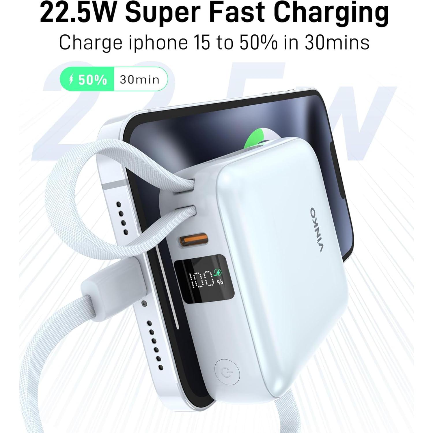 Cargador Portátil Mini 10000mAh 22.5W USB-C Shenzhen LDTEK